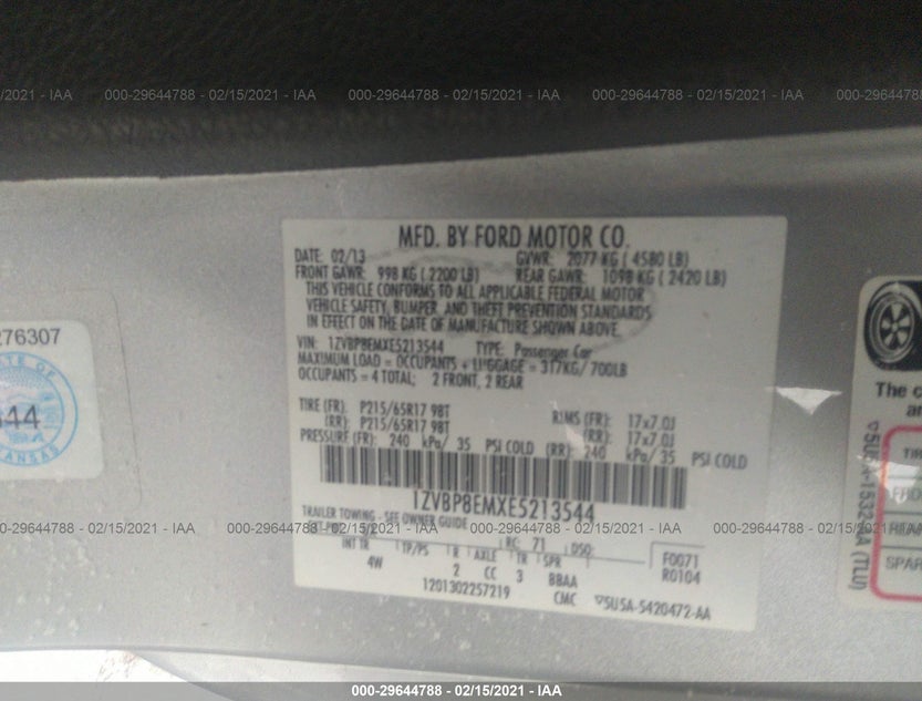 1ZVBP8EMXE5213544