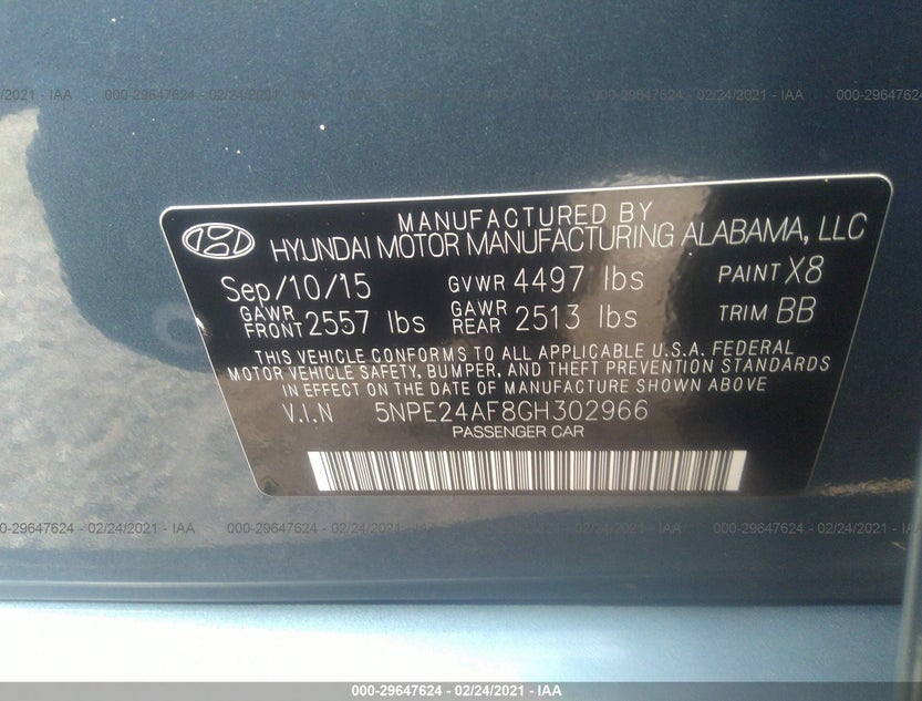 5NPE24AF8GH302966