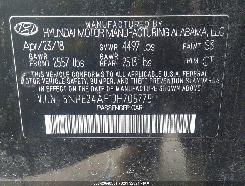 5NPE24AF1JH705775