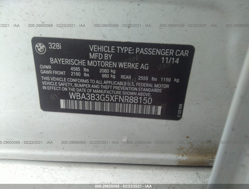 WBA3B3G5XFNR88150