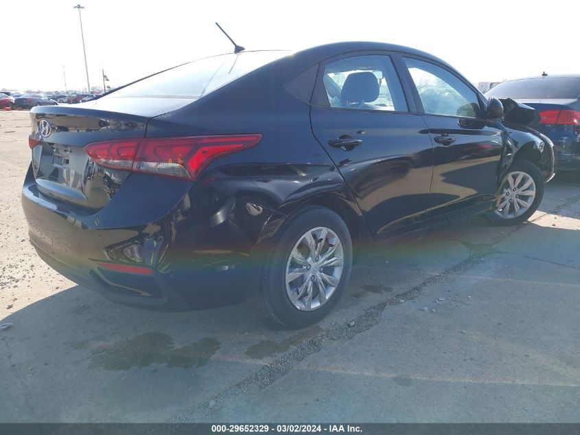 2019 Hyundai Accent Se VIN: 3KPC24A34KE076189 Lot: 29652329