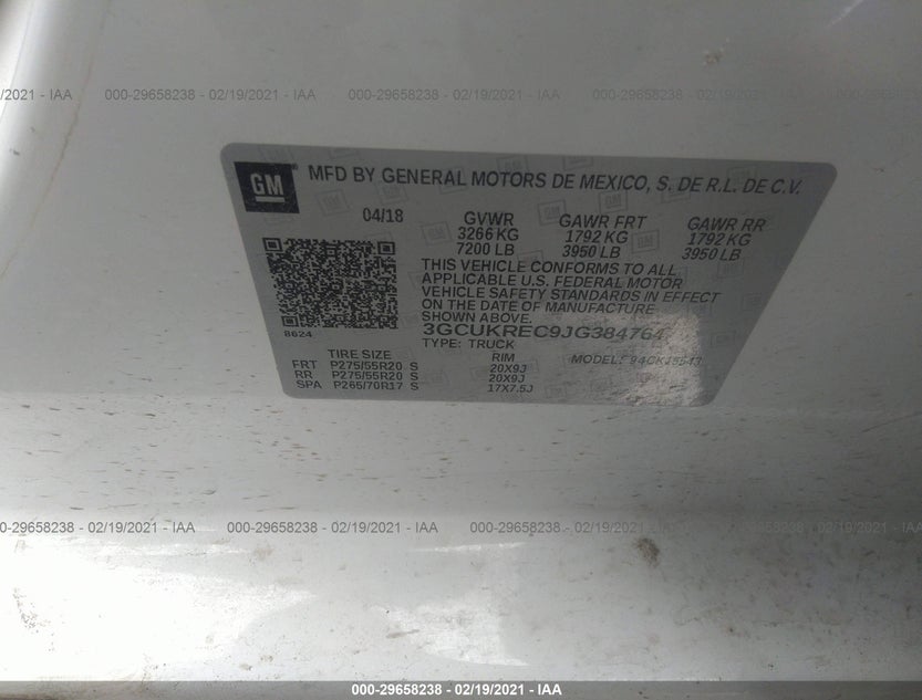 3GCUKREC9JG384764