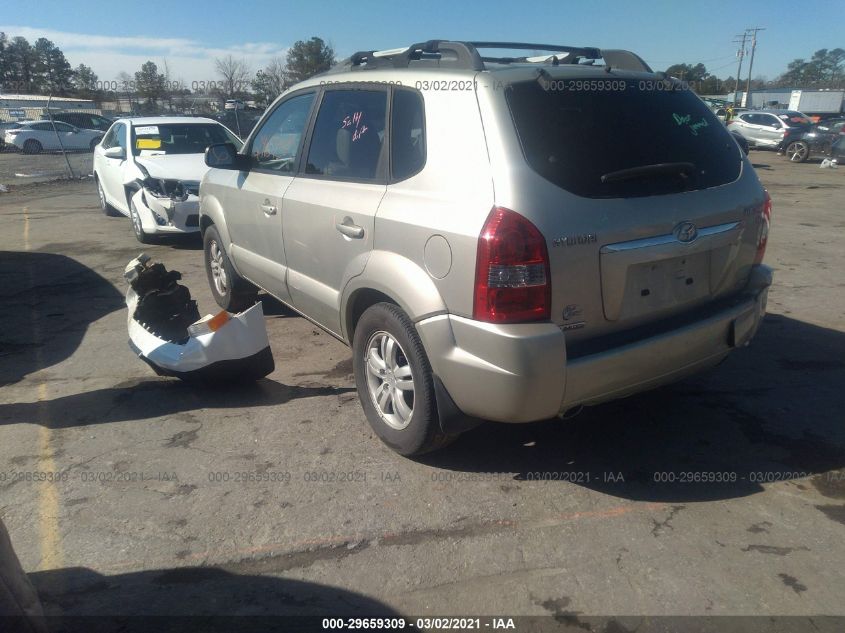 2006 Hyundai Tucson Limited/Gls VIN: KM8JN72D46U374154 Lot: 29659309