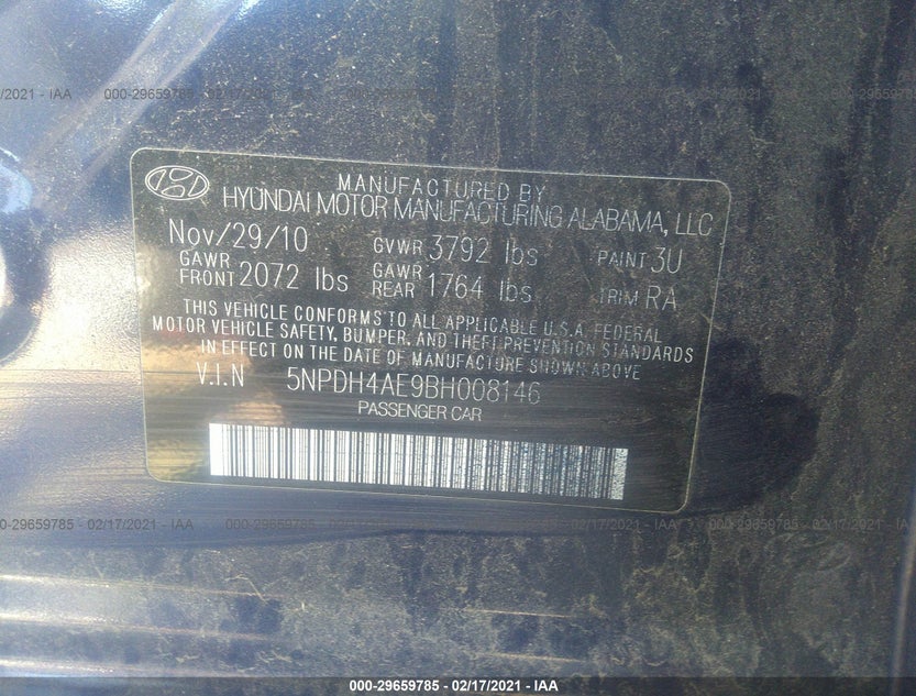 5NPDH4AE9BH008146