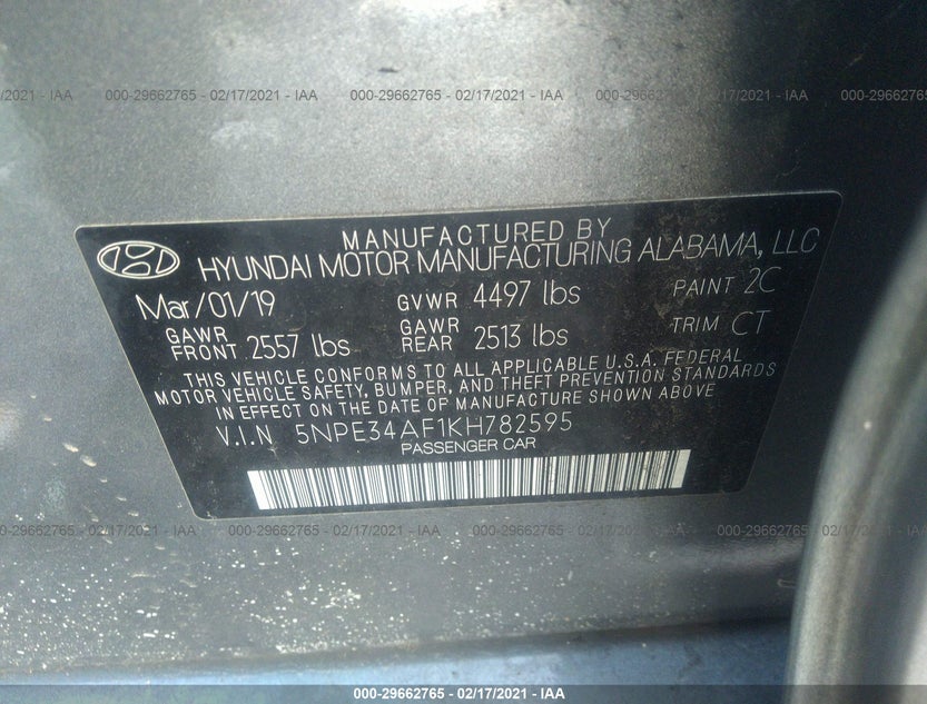 5NPE34AF1KH782595