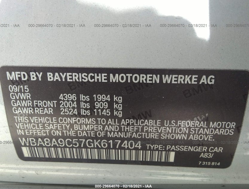 WBA8A9C57GK617404