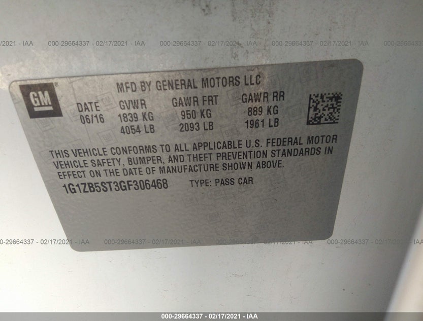 1G1ZB5ST3GF306468