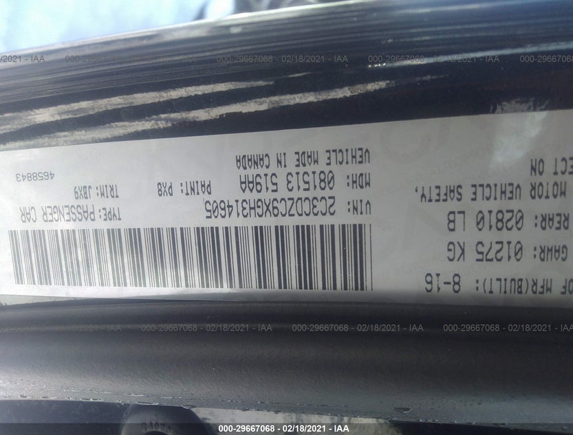 2C3CDZC9XGH314605