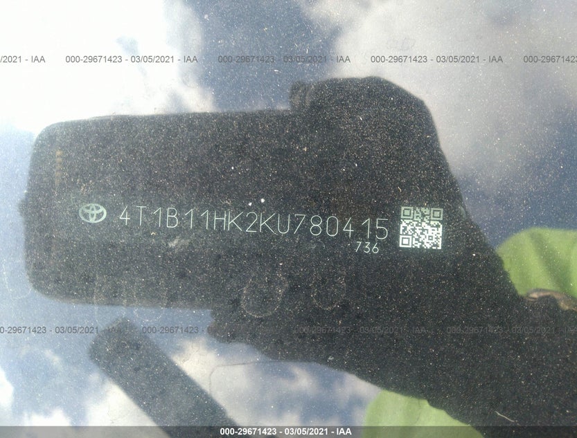 4T1B11HK2KU780415