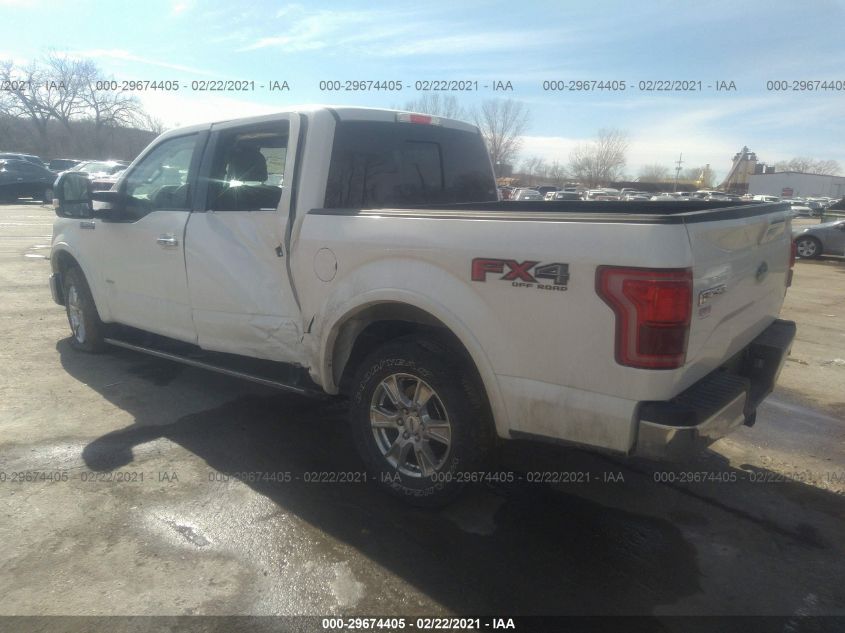 1FTEW1EG2FFC22223 2015 Ford F-150 Lariat