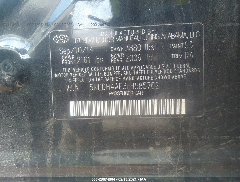 5NPDH4AE3FH585762