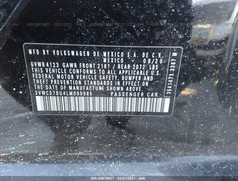 3VWC57BU4LM090985
