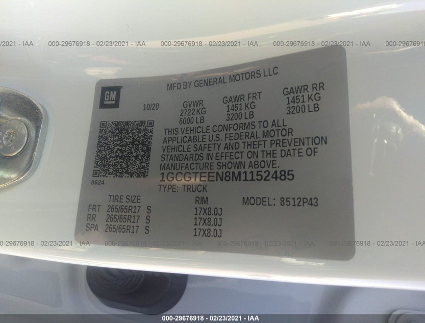 1GCGTEEN8M1152485