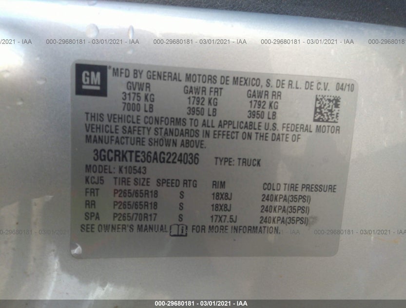 3GCRKTE36AG224036