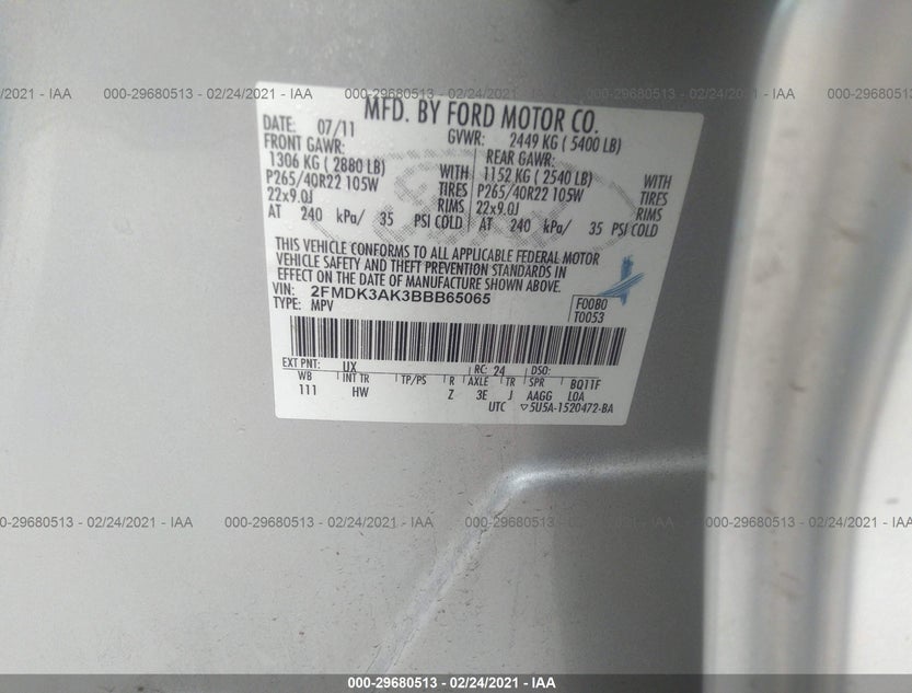2FMDK3AK3BBB65065