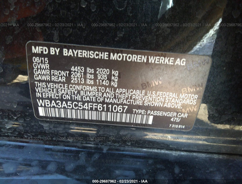 WBA3A5C54FF611067