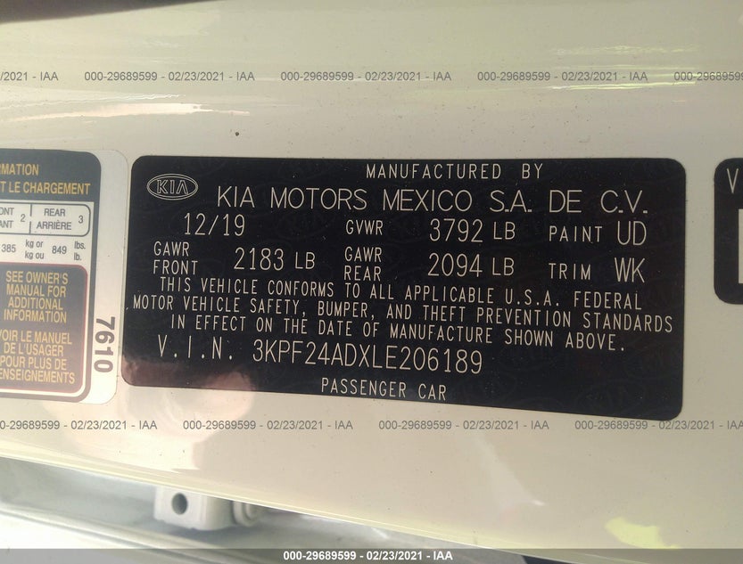 3KPF24ADXLE206189