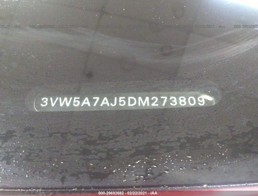 3VW5A7AJ5DM273809
