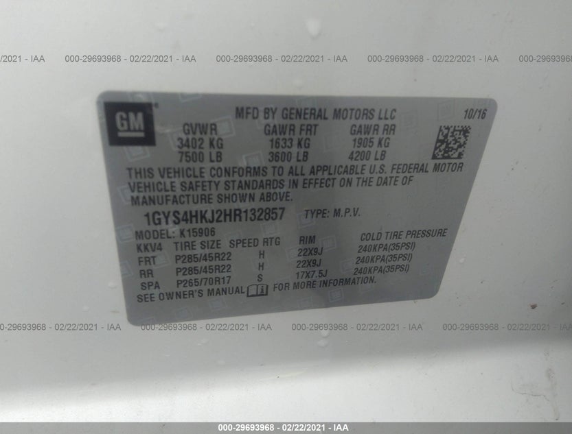 1GYS4HKJ2HR132857
