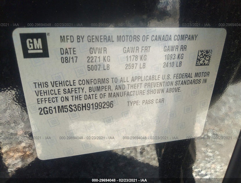 2G61M5S36H9199296