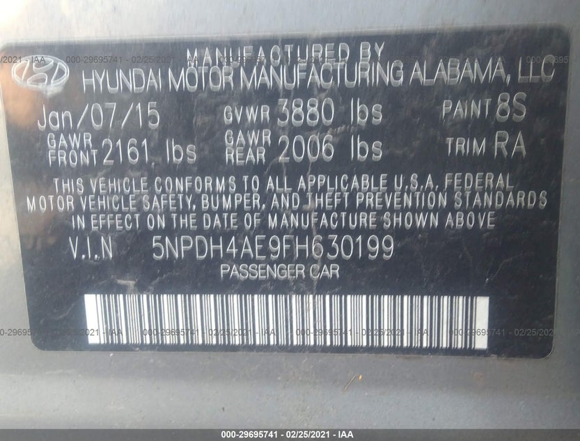 5NPDH4AE9FH630199