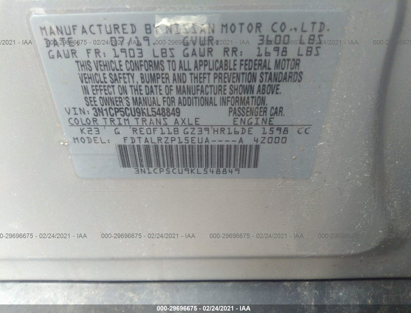 3N1CP5CU9KL548849