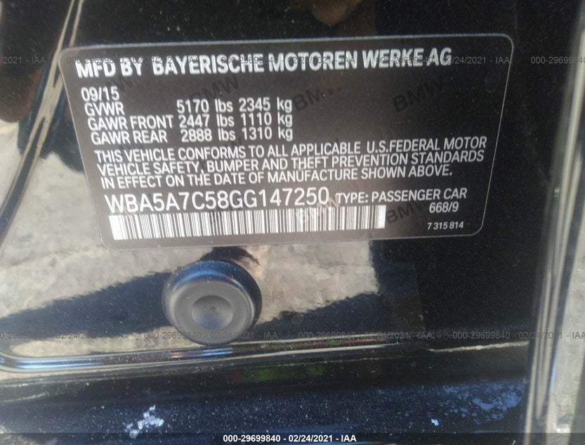 WBA5A7C58GG147250