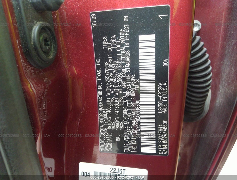5TFUY5F10AX116590