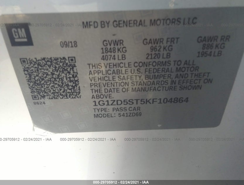 1G1ZD5ST5KF104864
