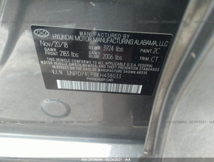 5NPD74LF8KH438033
