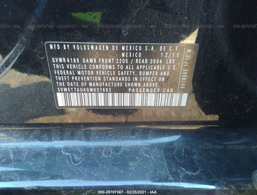3VW5T7AU6GM037663