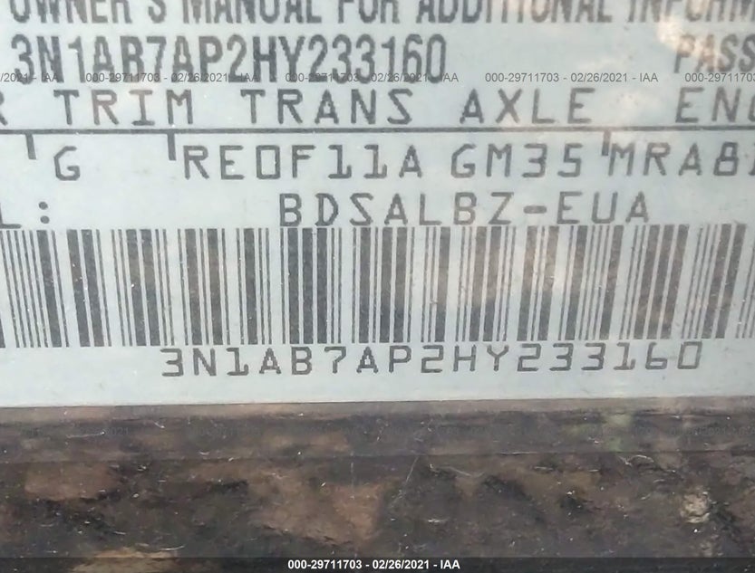 3N1AB7AP2HY233160