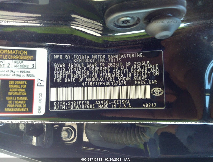 4T1BF1FK4GU157678