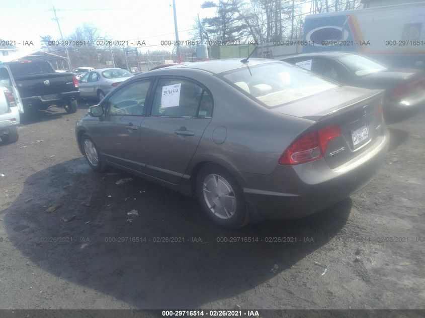 2006 Honda Civic Hybrid VIN: JHMFA36206S008919 Lot: 29716514