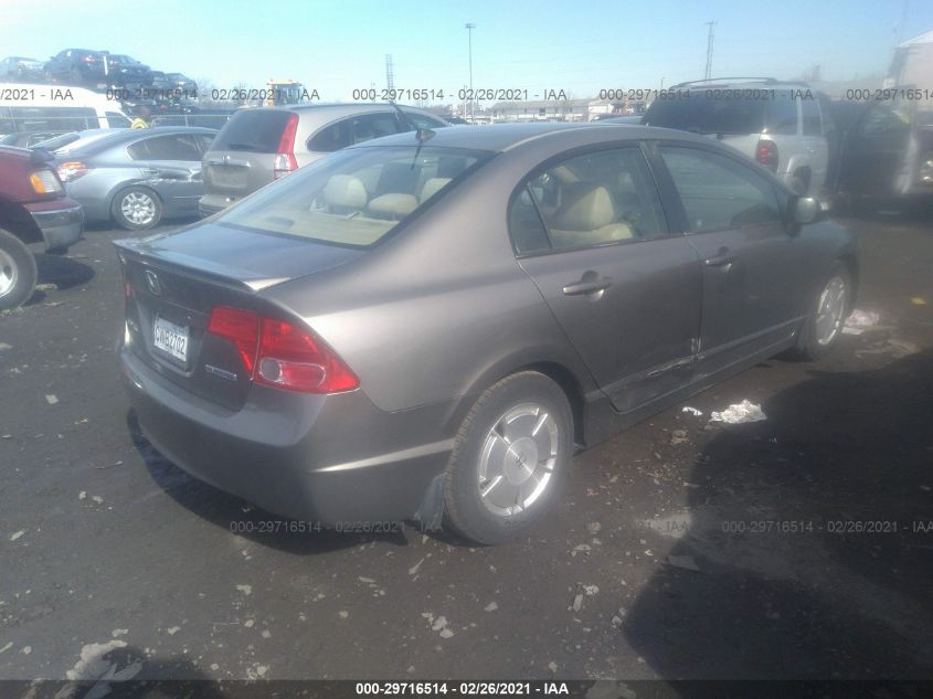 2006 Honda Civic Hybrid VIN: JHMFA36206S008919 Lot: 29716514