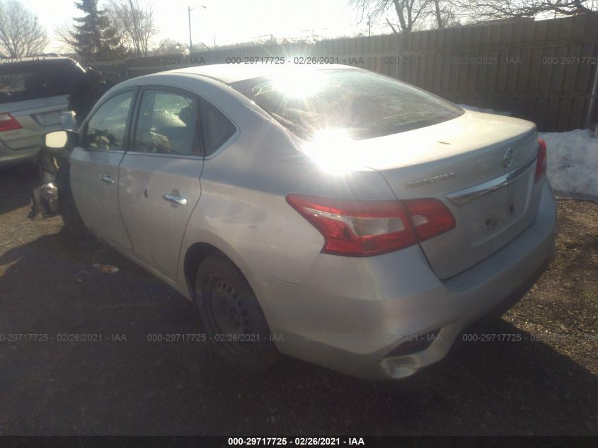 VIN 3N1AB7AP0KY283367 2019 NISSAN SENTRA S