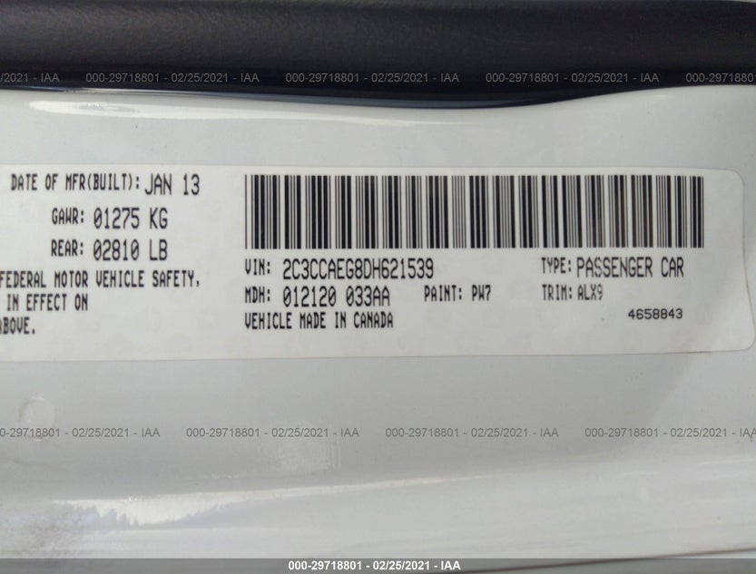 2C3CCAEG8DH621539