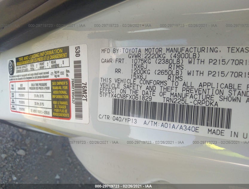 5TFTX4CN8FX061829
