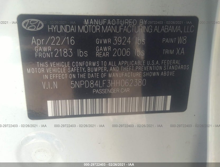 5NPD84LF3HH062380