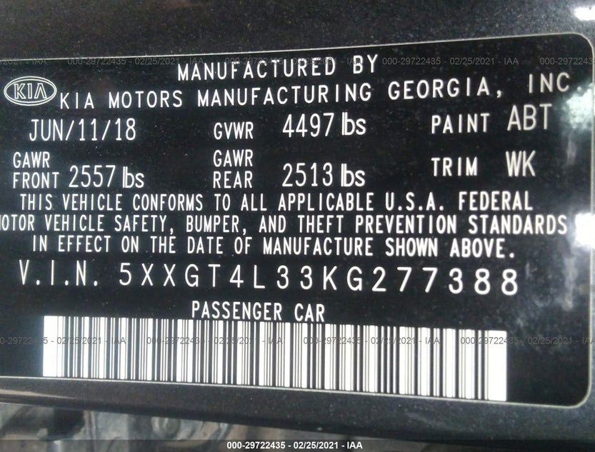5XXGT4L33KG277388