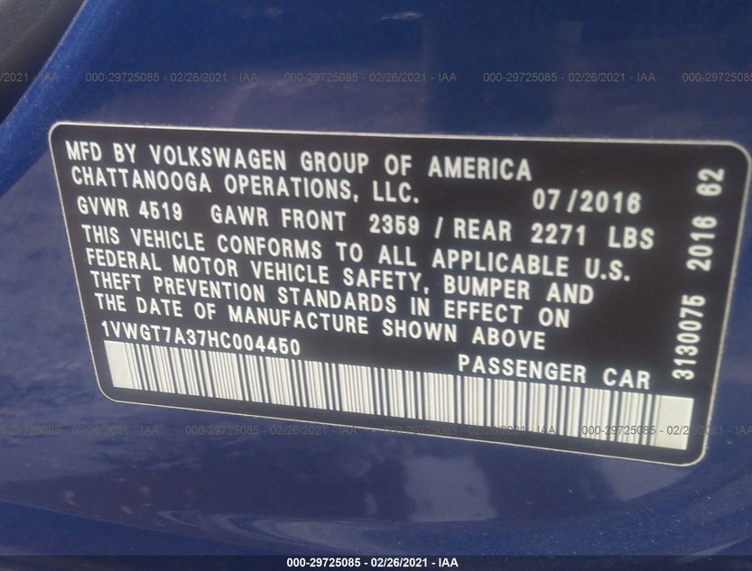 1VWGT7A37HC004450