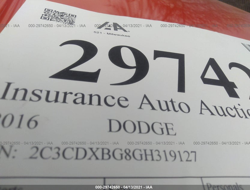 2C3CDXBG8GH319127