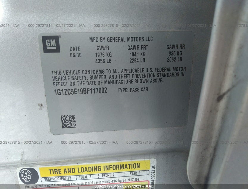 1G1ZC5E19BF117002
