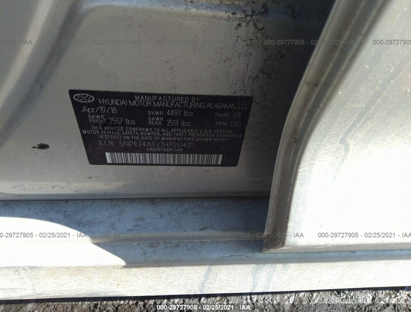 5NPE24AF2JH705140