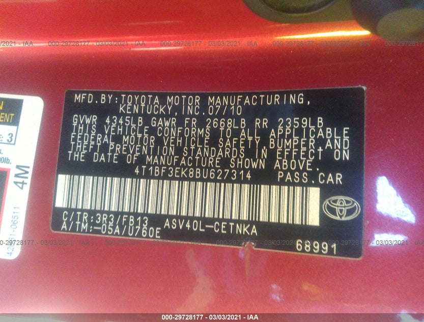 4T1BF3EK8BU627314