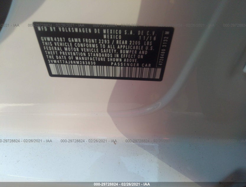 3VW4T7AJ8HM283830
