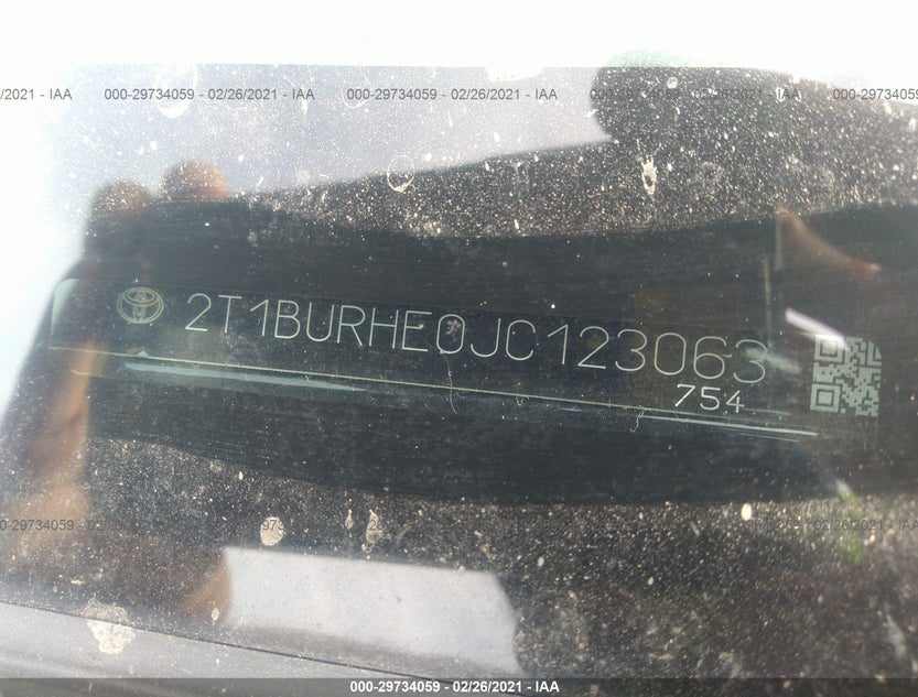 2T1BURHE0JC123063