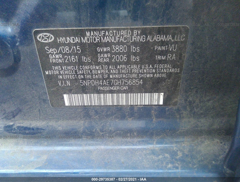 5NPDH4AE7GH756854