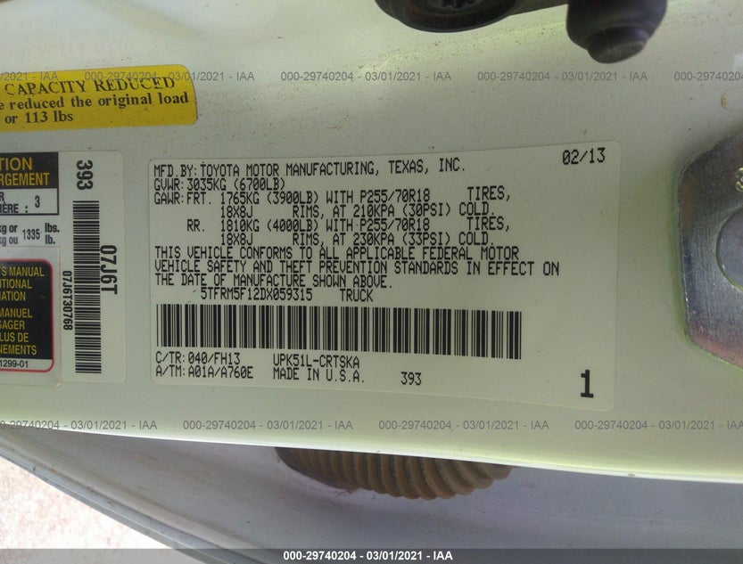 5TFRM5F12DX059315