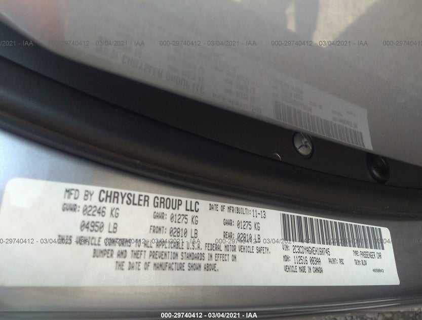 2C3CDYAGXEH160745